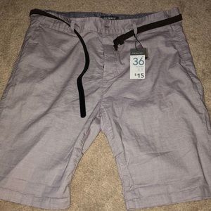 Men’s Burgundy Checkerboard Shorts